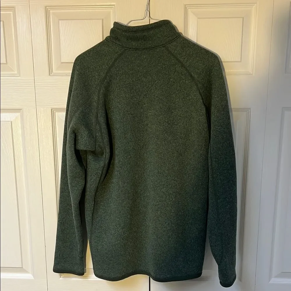 Patagonia Green Quarter-Zip Pullover - Picture 4 of 5